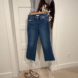 Flying Monkey Medium Blue Cropped Jeans